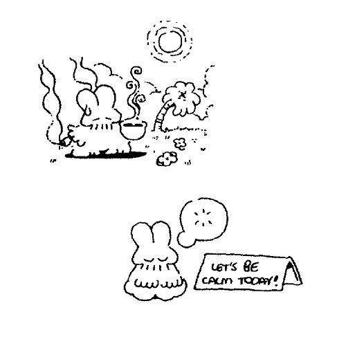 Sketches depicting reflections on life.